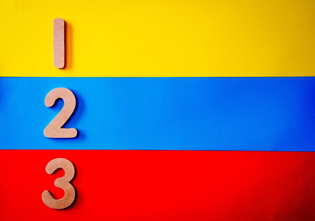 colores primarios en inglés