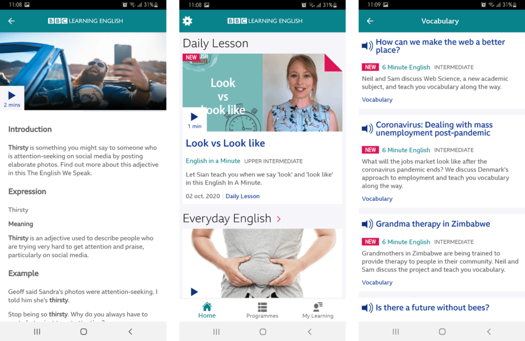 bbc learning english app